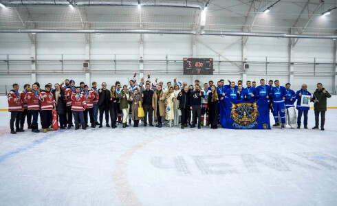 «Добрый межвед»: молодые специалисты Департамента добрых дел провели турнир по хоккею