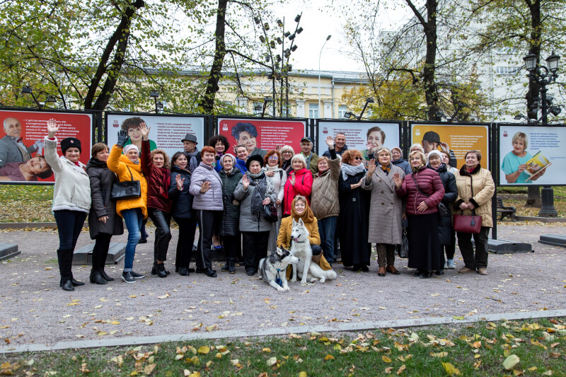 Исполнившие мечту участники проекта «Московское долголетие» стали героями выставки
