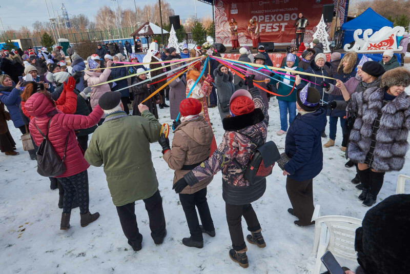 В Южном округе состоялся рождественский фестиваль «Орехово Fest»