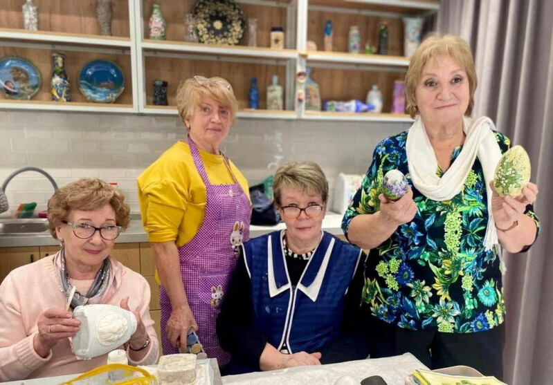 В центрах московского долголетия завершился кулинарный флешмоб «Пасхальная радость»