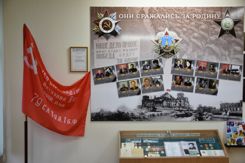 Знамя Победы и пулемет «Максим»: в музее Центра «Переделкино» открыли новую экспозицию