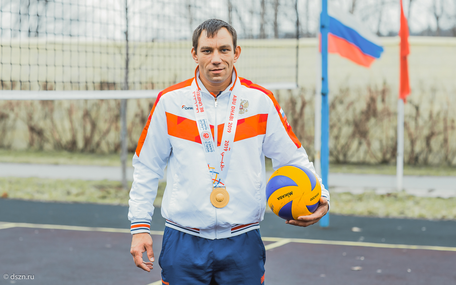 Сергей Моисеенко также занял первое место в составе сборной России по волейболу